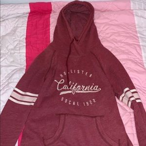 Hollister Maroon Hoodie, Socal/Cali